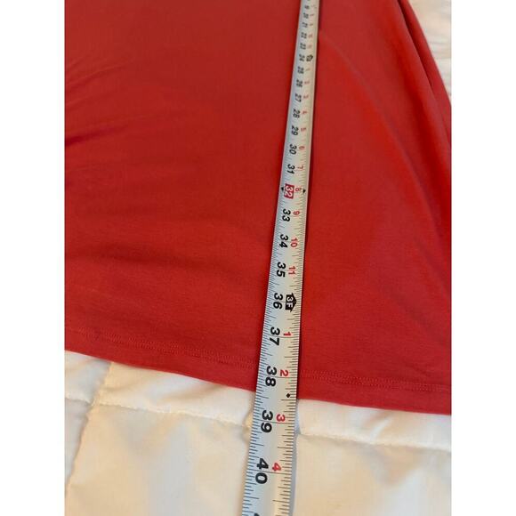 Eileen Fisher Coral Short Sleeve t-shirt Pullover Dress Size L - Picture 6 of 6
